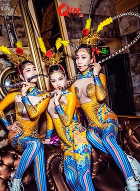 紫金冠齐天大圣座毛美猴王头饰