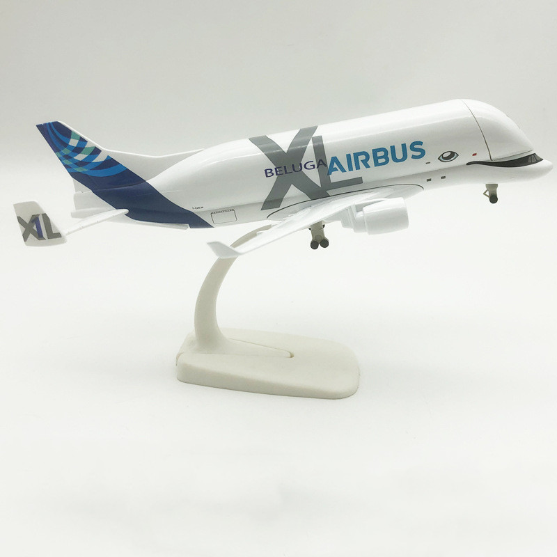 大白鲸BELUGA空客机A330大型运输机合金真飞机模型金属航模20CM - 图2