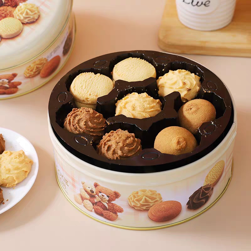 马来西亚进口曲奇饼干铁盒巧克力黄油奶香酥零食礼盒大礼包儿童节