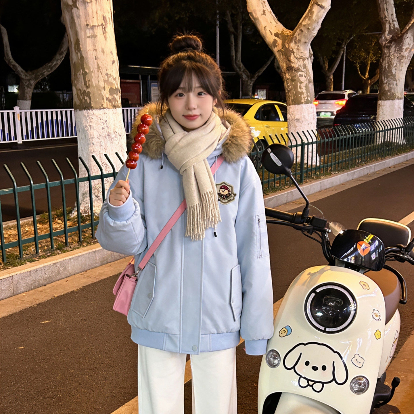 小熊加绒派克服冬装韩系棉服女款2025新款冬季独特加厚棉袄厚外套,淘宝优惠券,粉丝福利购,淘宝优惠卷