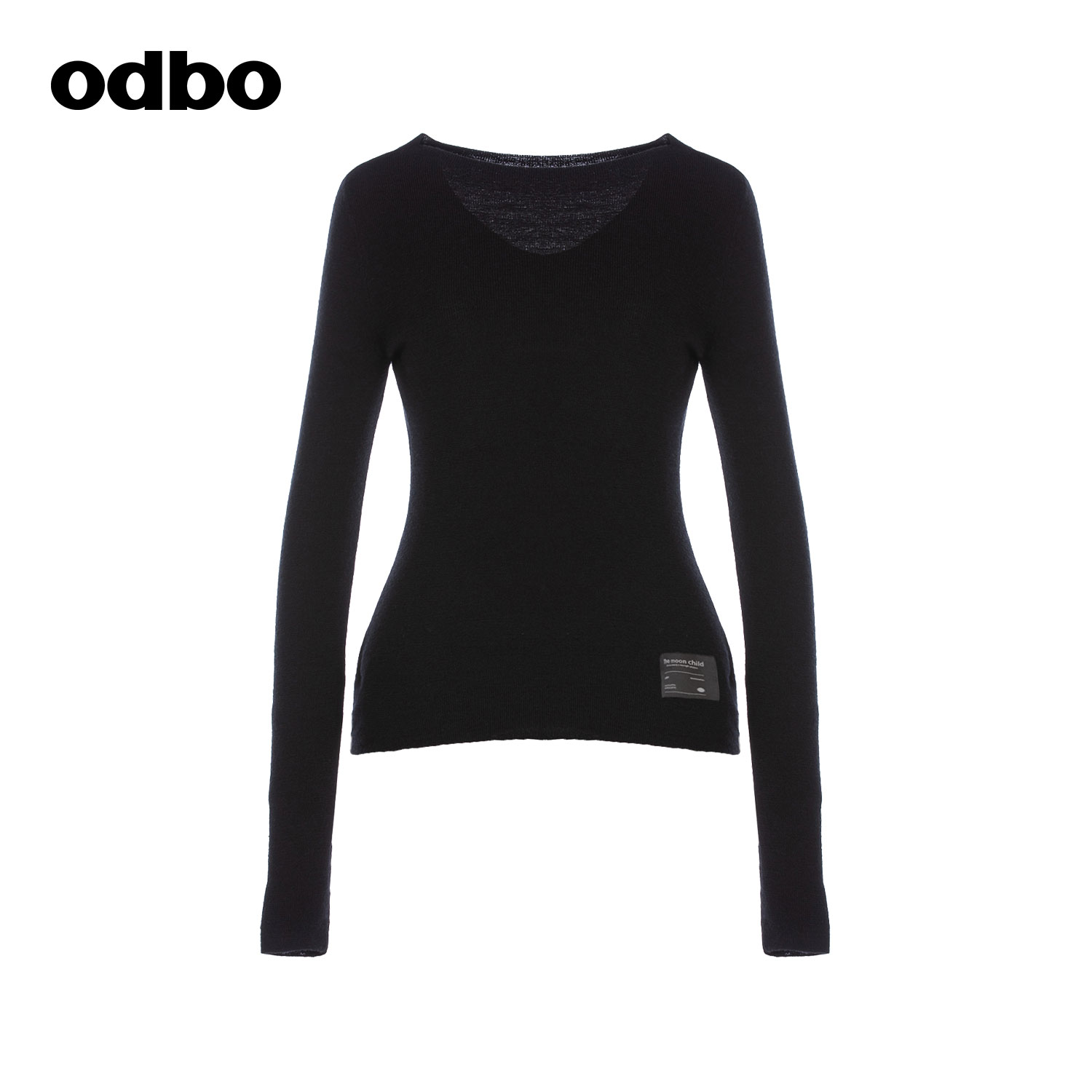 【商场同款】odbo/欧迪比欧秋冬新款羊毛针织衫女打底毛衣