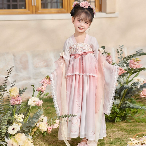 Осеннее ханьфу, детское платье, китайский стиль