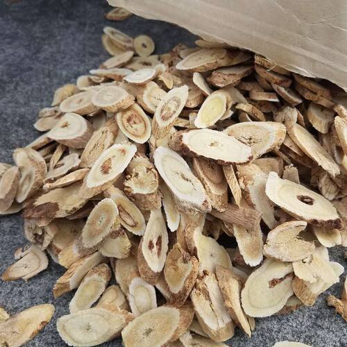 散装新产地大兴安岭新北黄芪整枝切片可干嚼豆香500g配送袋装 - 图3