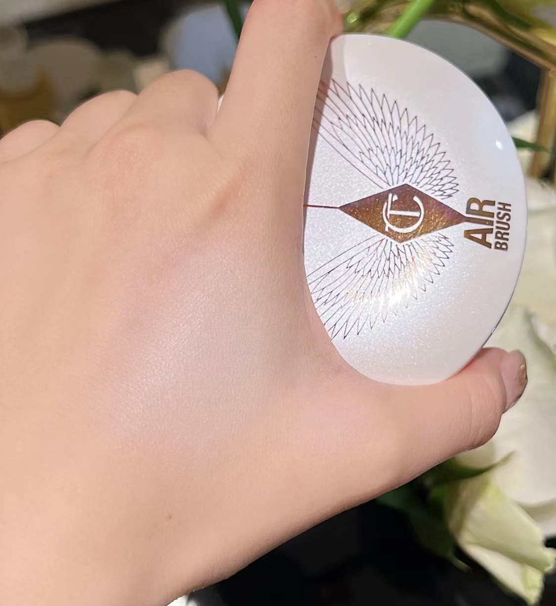 CharlotteTilbury  CT白月光柔焦亮颜蜜粉饼提亮保湿养肤定妆哑光 - 图2