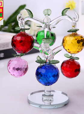 水晶酒柜玄关招财装饰品结婚礼物