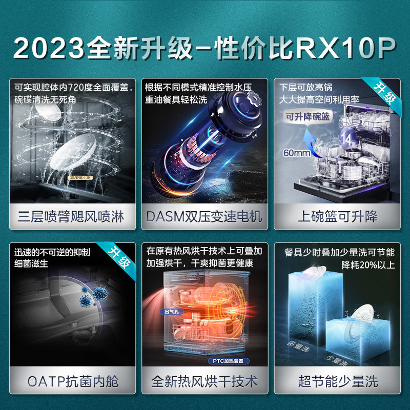 美的全自动家用嵌入式独立式洗碗机 美的永恒利信洗碗机