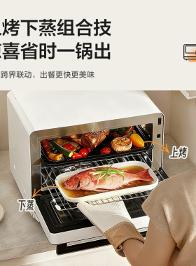 美的寻味变频微蒸烤炖多合一体机家用微波炉电蒸烤箱复合机G23