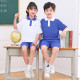 Uniformes escolares de Shenzhen para estudiantes de primaria y niños, trajes deportivos de primavera y verano