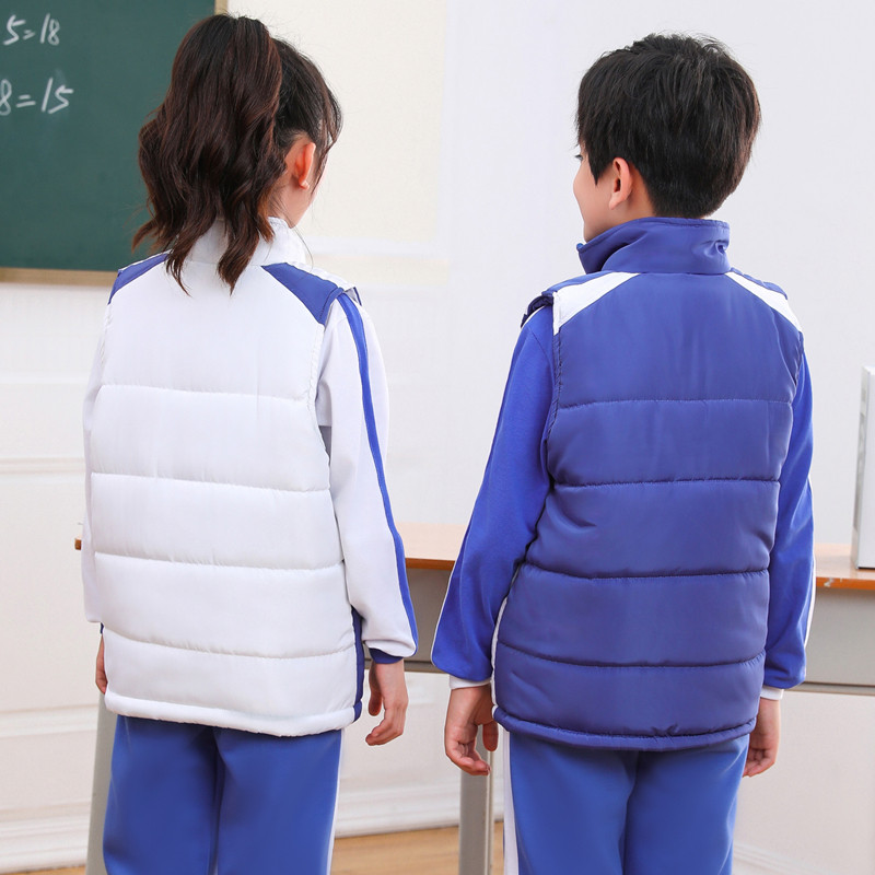 深圳市小学生校服女棉马甲冬装男棉背心御寒夹棉加绒保暖空气层,淘宝优惠券,粉丝福利购,淘宝优惠卷