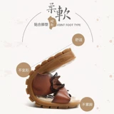 旺奈 Нескользящие этнические «мамины туфли», мюли, женские тапочки, этнический стиль, для среднего возраста, из натуральной кожи, мягкая подошва, большой размер