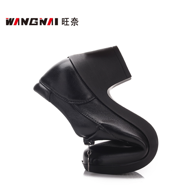 妈妈鞋春秋季防滑舒适软底真皮鞋中跟粗跟中年妇女士大码工作女鞋,淘宝优惠券,粉丝福利购,淘宝优惠卷