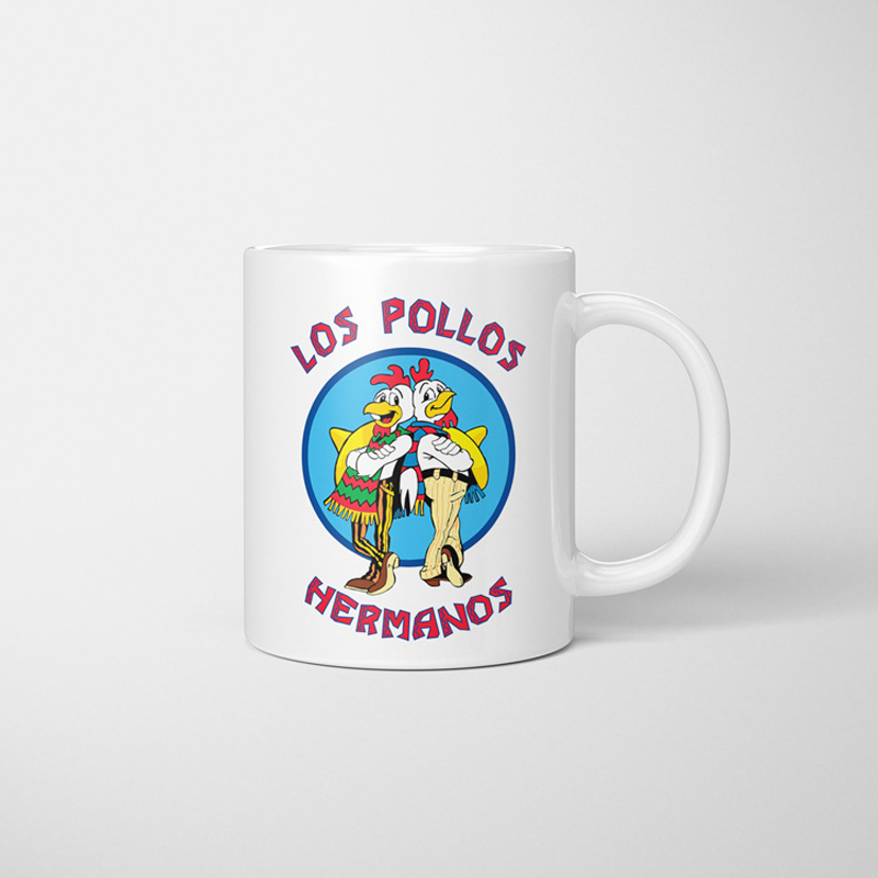 绝命毒师炸鸡店Los Pollos Hermanos陶瓷咖啡马克杯泡水杯子男女