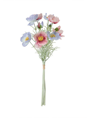 日本francfranc仿真罂粟花束家居装饰假花
