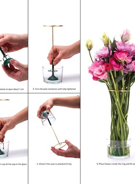 以色列peleg design魔法花托花瓶Invisivase 创意简约小花托
