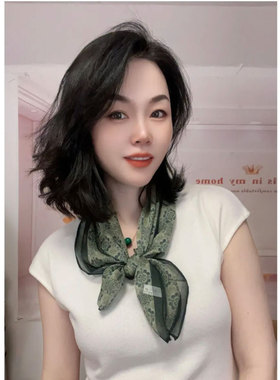 西丽莎长款紫色女士丝巾