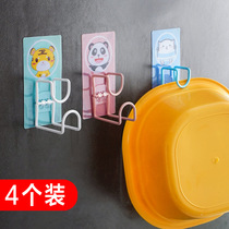 Dressing room Perforated Washbasin Hook Kitchen cutting board Sticky Hook Wall-mounted Basin shelf Divine Instrumental Hanging Tub Containing shelf