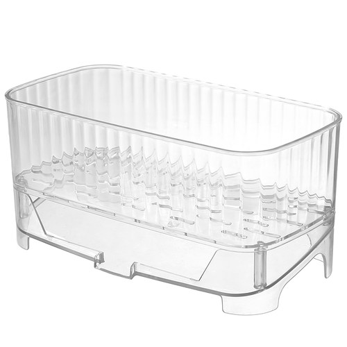 台面水槽沥水架厨房置物架家用多功能洗碗抹布海绵擦收纳架免打孔 - 图3