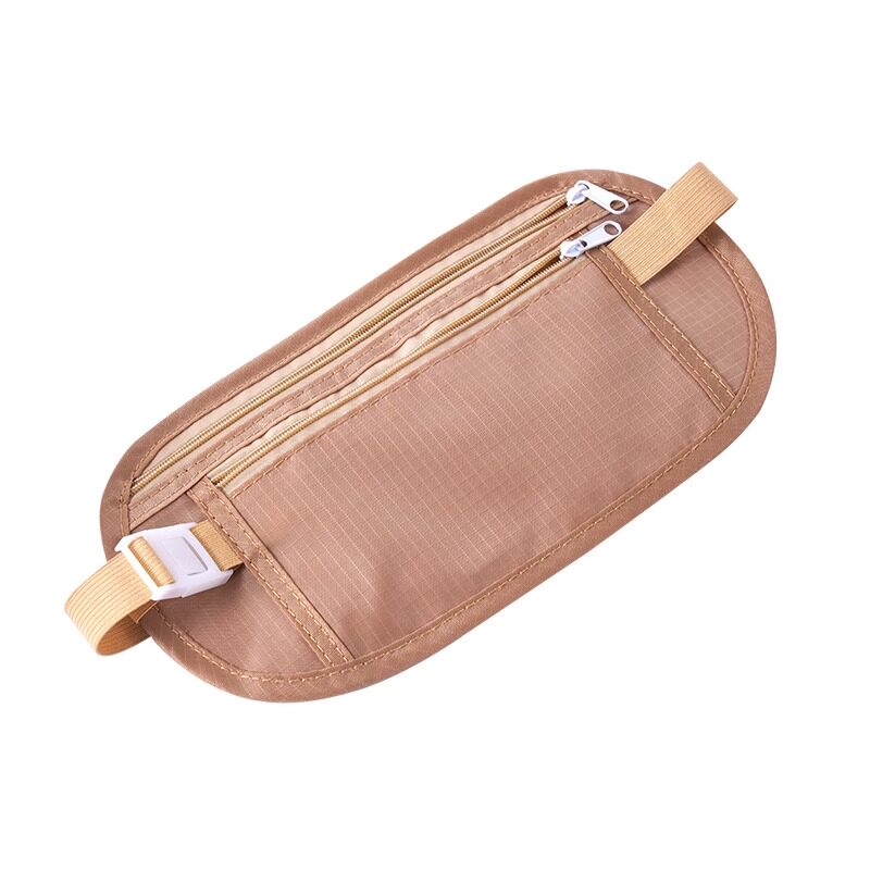 Invisible Anti-theft Passport Waist Bag for Traveling Abroad and Running