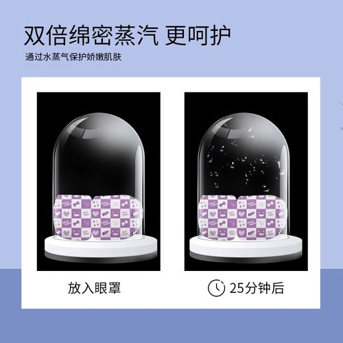蒸汽眼罩热敷放松眼部眼睛遮光罩蒸气发热暖宝宝暖贴睡眠护眼贴 - 图2