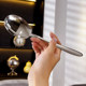 Stainless steel spoon long handle large public dining spoon