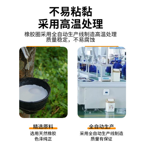 黄色橡皮筋高弹力耐用牛皮筋一次性橡皮圈办公工业用捆绑带乳胶圈 - 图1