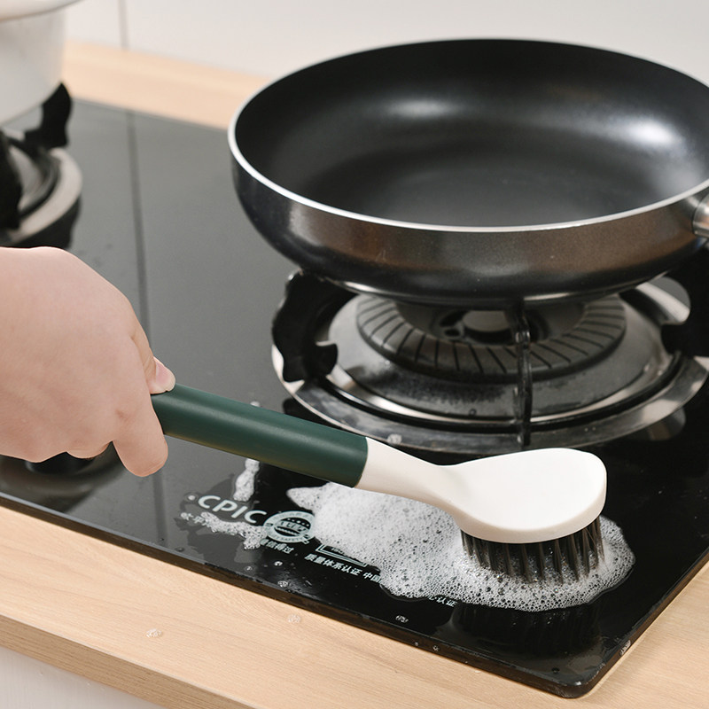 锅刷家用厨房刷锅洗碗神器洗锅不沾油刷子刷碗长柄清洁刷除垢油污