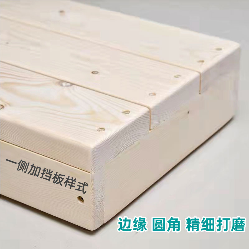 实木木架花架桌面增高支架简约多肉定制花盆架子盆景架凳子置物架 - 图1