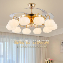 ceiling fan light living room electric fan lamp fan chandelier light lavish invisible modern minimalist atmospheric restaurant light ceiling