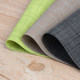 High-end PVC environmentally friendly woven color-free dining table mat