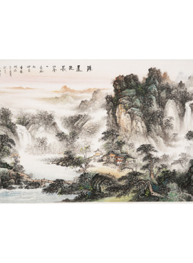 名家纯手绘山水画收藏品