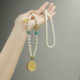 Pearl necklace women's new Chinese style long sweater chain