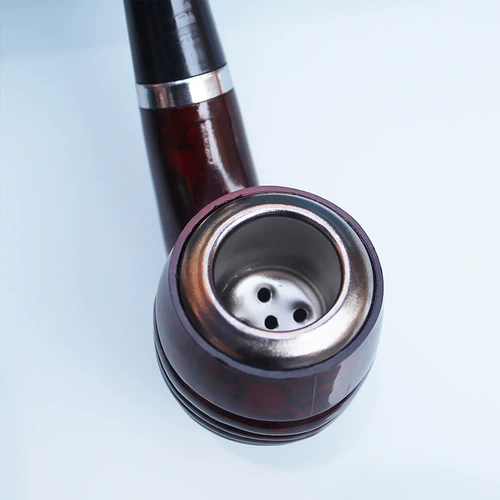 Съемная смола двойная трубопроводная трубопроводная труба Старомодная изогнутая изогнутая труба сигарета