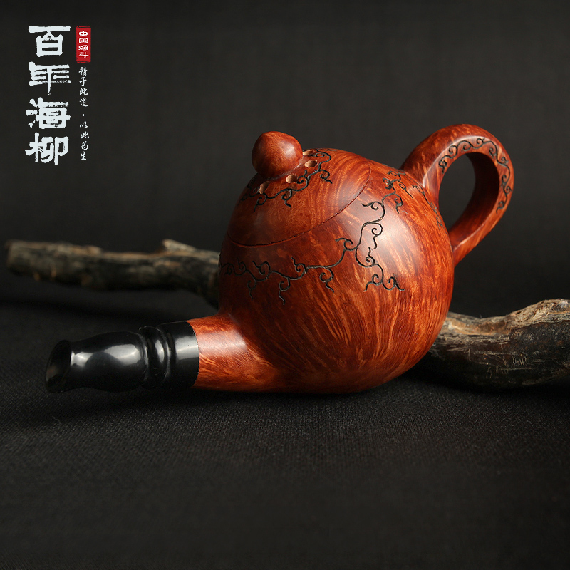 百年海柳正品 大师手工制作茶壶斗 原创单品送礼自用均可DZ39