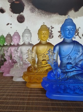 琉璃药师佛摆件观音像绿度母阿弥陀佛寺院定制地藏王菩萨工厂直销