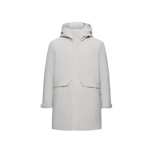 堡尼秋冬新品商务长款可脱卸帽羽绒服鹅绒保暖休闲外套ES713182H - 图2
