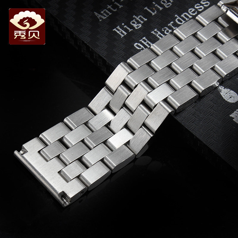 秀贝实心格拉苏蒂萧邦iwc手表带 秀贝配件