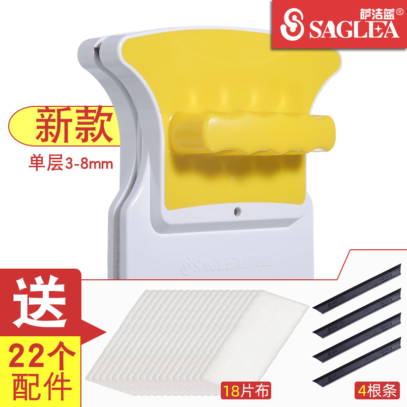 双面擦神器洗窗户家政擦玻璃清洁器刮窗器水家用工具高空保洁专用 - 图0