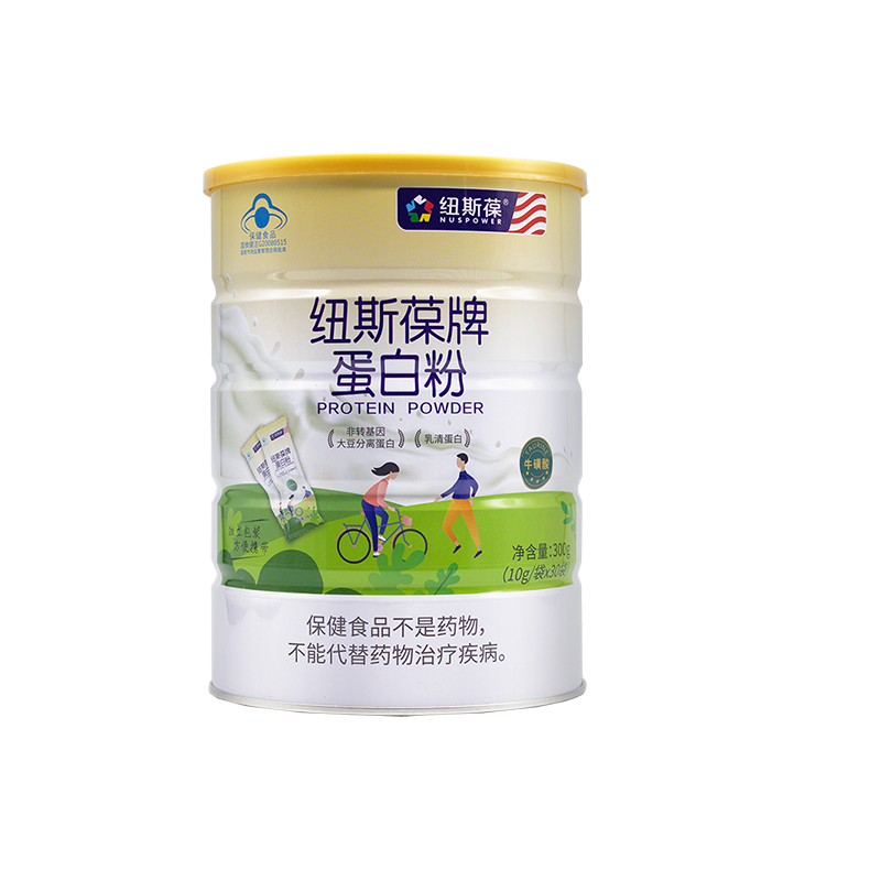 纽斯葆牌蛋白粉独立袋装300g2罐大豆乳清成人儿童中老年加免疫力-图3