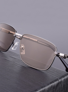 露莹水晶眼镜男士简约中老年舒适