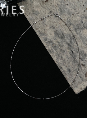 意大利S925纯银轻奢高级锁骨链