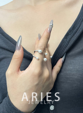 女S925纯银小众甜美时尚百搭戒指