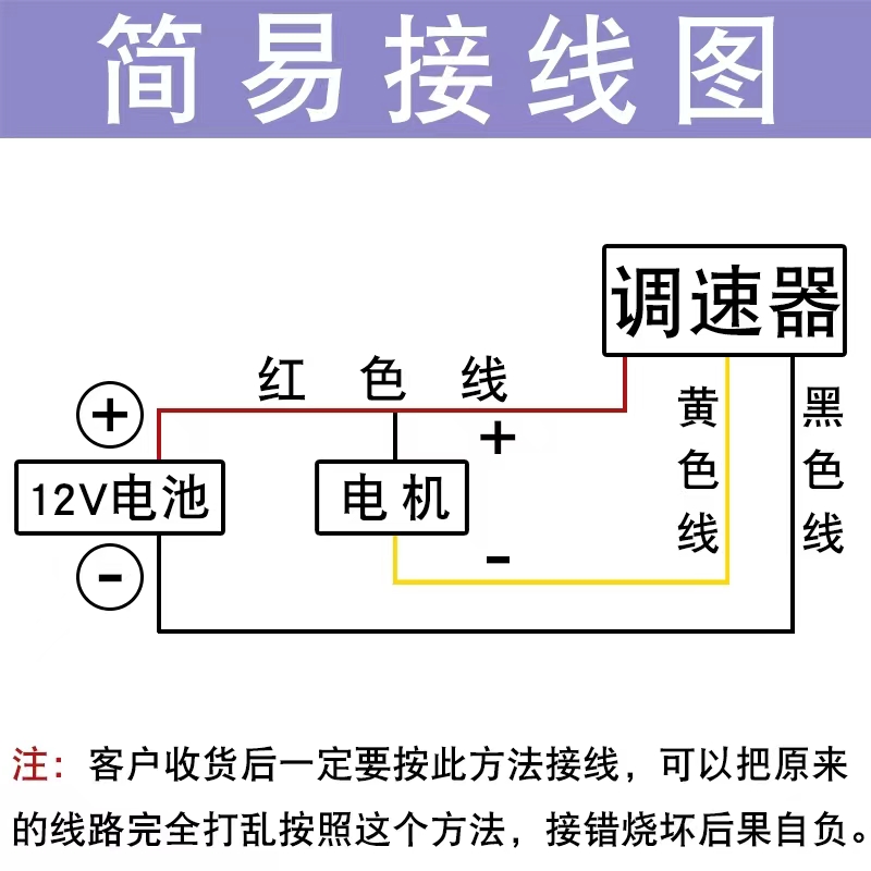 DC12V伏低压直流调压机吊扇调光器散热风扇无级调速器电机喷雾器