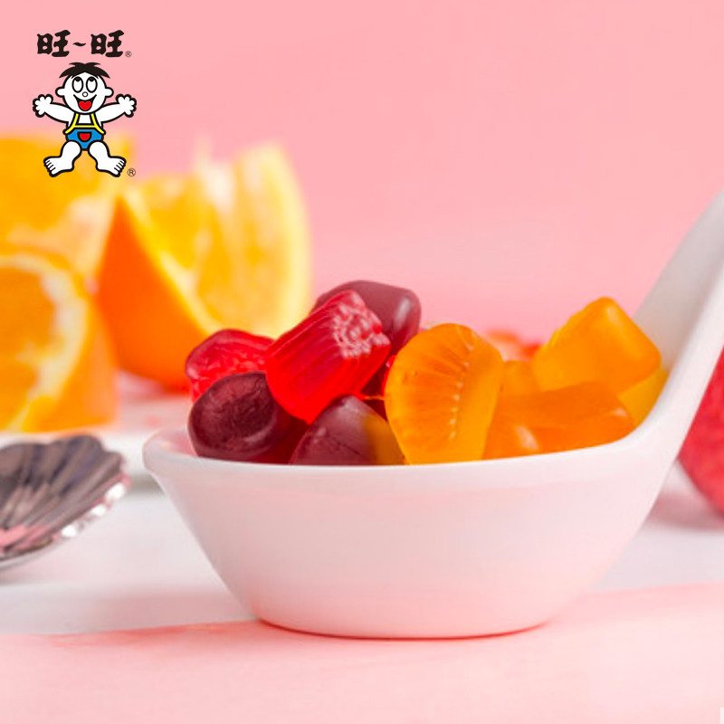 旺仔QQ糖水果汁软糖20g×20包儿时小吃网红休闲小零食旺旺大礼包,淘宝优惠券,粉丝福利购,淘宝优惠卷