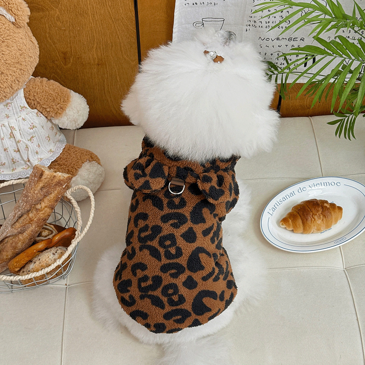 冬季毛绒加厚可牵引宠物衣服两脚衣连帽衫卫衣猫咪小型犬狗狗上衣,淘宝优惠券,粉丝福利购,淘宝优惠卷