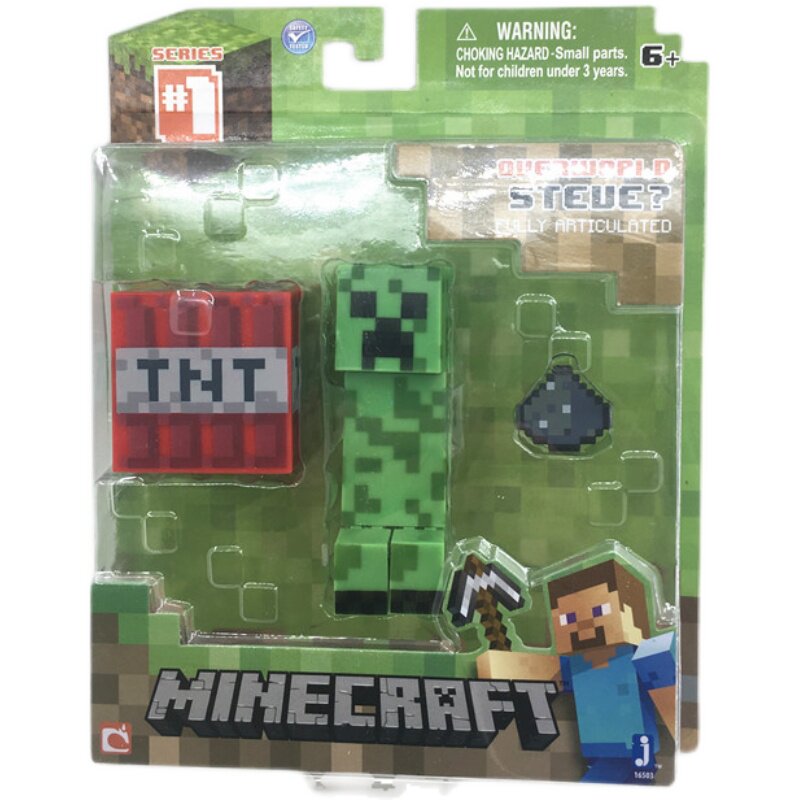 我的世界 正版minecraft我的世界钻石史蒂夫公仔游戏周边玩具人偶积木模型 图片价格品牌报价 原仓数据