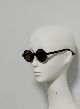 ZOL MAN 杰克船长最爱 意产定制花料板材太阳镜 复古小圆框墨镜