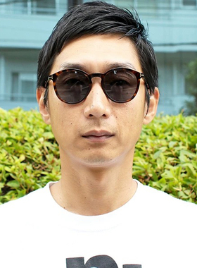 TF1021 意产进口定制花料撞色板材太阳镜 圆框偏光墨镜 25年订单