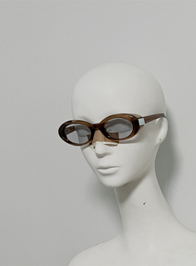 SMUB09F 意产板材花料太阳镜 超大框 椭圆框墨镜 26年新款 亚洲版