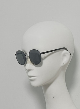 GU7363 猜主线款小圆框太阳镜 文艺范修脸墨镜 细微瑕疵 亏本清货