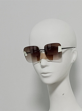 C和H 4287 防过敏钛金属无框修脸太阳镜 方框墨镜 25年新款 INS